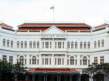 Singapores world-renowned Raffles hotel